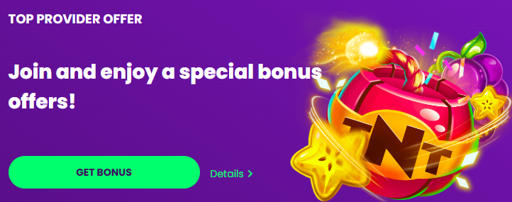 Rocket Casino TOP PROVIDER OFFER Promotions